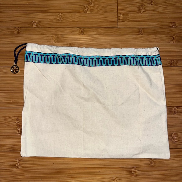 Tory Burch Drawstring Canvas Bag - Picture 4 of 5